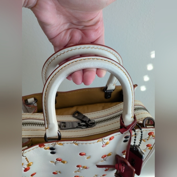 Coach Rogue 25 With Cherries Print - Picture 14 of 16